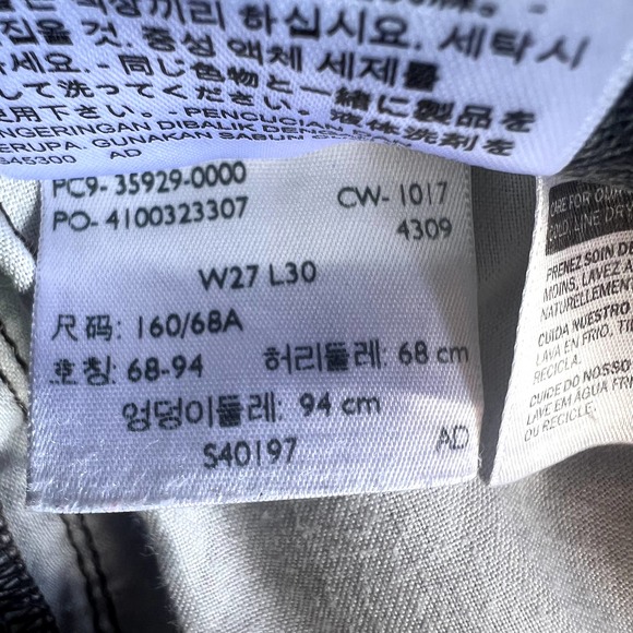 Levi's Altered 721 High Rise Skinny Gray Raw Hem Jeans Size 27 - Picture 11 of 11